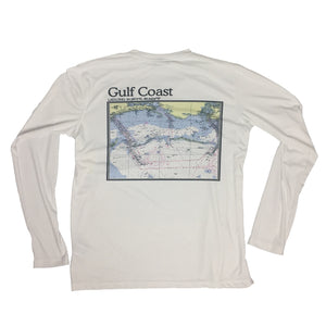 S.F. Alman MS Gulf Coast Map Performance L/S Tee