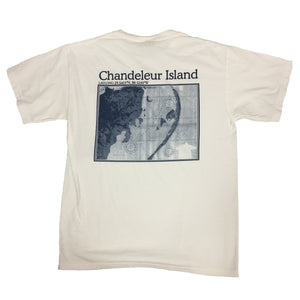 S.F. Alman Chandeleur Island Map Tee