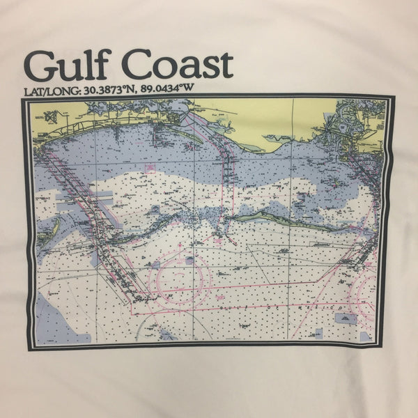 S.F. Alman MS Gulf Coast Map Performance L/S Tee