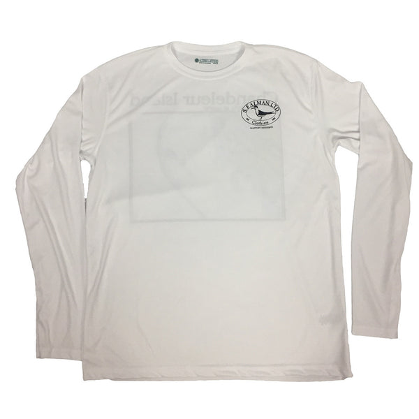 S.F. Alman Chandeleur Island Map Performance L/S Tee